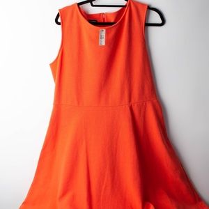 Talbots Sleeveless Dress NWT: Size xl Orange